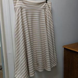 Agnes & Dora striped skirt with pockets